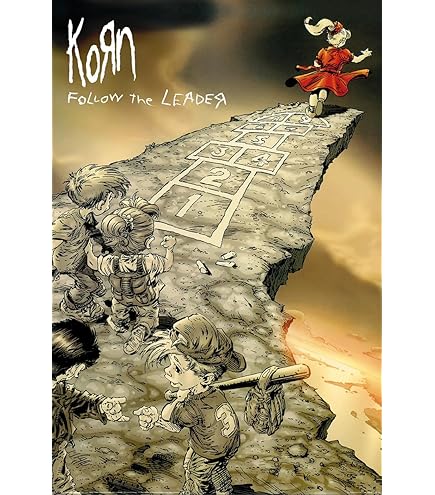 Amazon.com: Korn - Music Poster (Follow The Leader - Album Cover