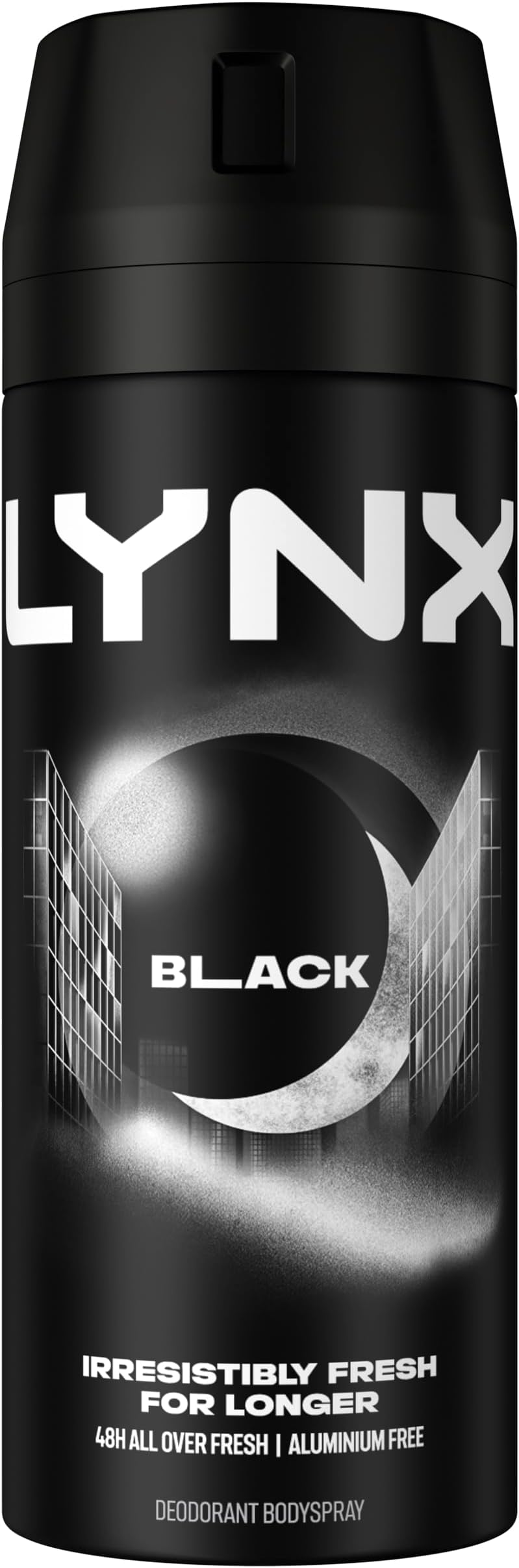 Lynx Black Men's Deodorant Body Spray 150 ml Subtle Fragrance Watermelon