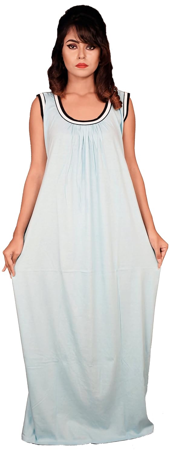 clymaa women's very soft cotton special summer nighty