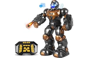 Zreswap Remote Voice Control Robot Toys for Kids, Intelligent Programmable Robot Gifts, Popular Science Story Toys, 2.4GHz WiFi, Gesture Sensing, Ages 3+