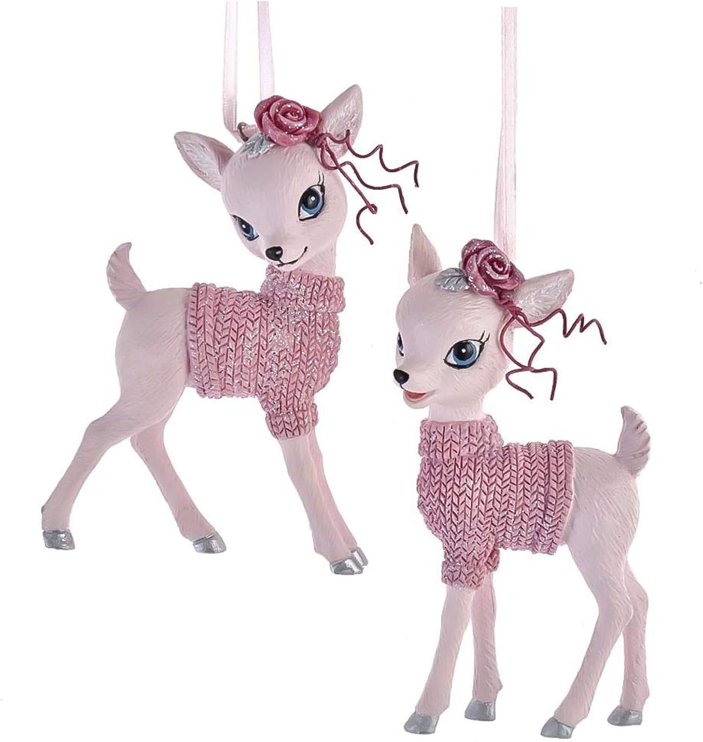 baby pink christmas ornaments