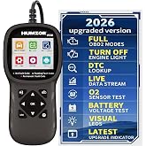 V550 Enhanced OBD2 Scanner, Automotive Code Reader for Check Engine Light, Car Diagnostic Scan Tool with Read &amp; Clear Fault Codes, Battery Test &amp; Live Data, Compatible with 1996+ OBDII Vehicles