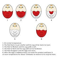 Egg Timer Sensitive Hard & Soft Boiled Color