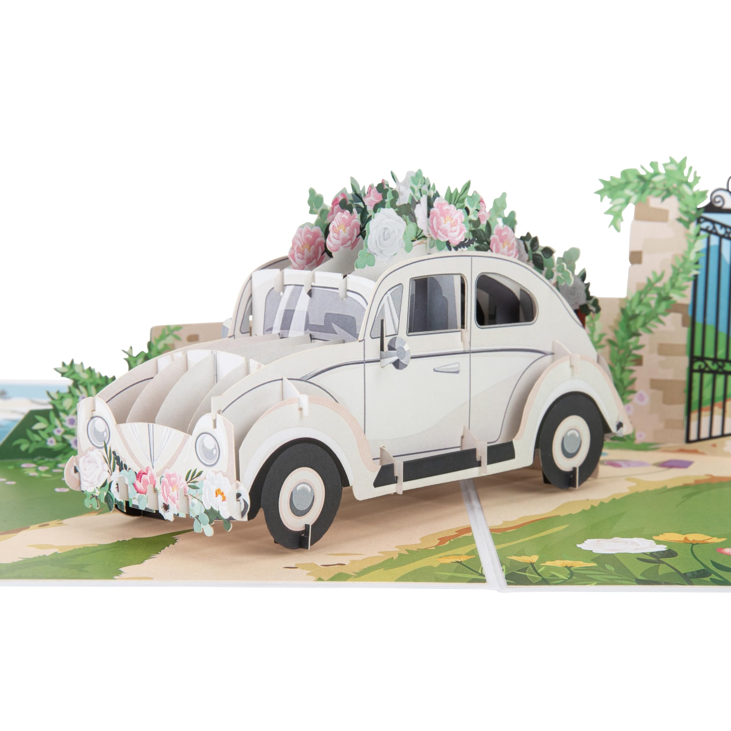 Cardology - Wedding Car Pop-Up Card