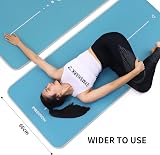 PROIRON Pilates & Yoga Mat Non-Slip Extra Thick 1830mm x 660mm x 10mm Cyan Gray view 2
