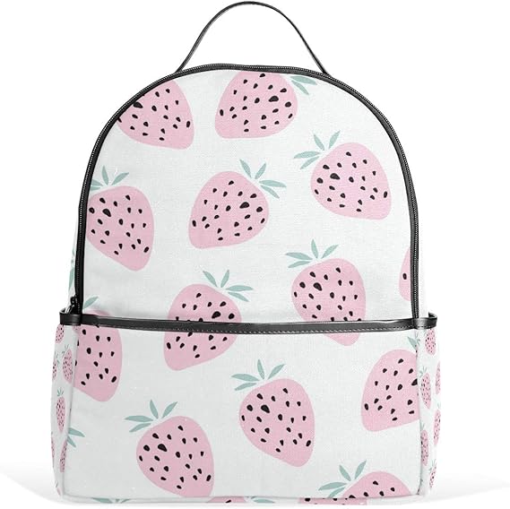 backpack with strawberries