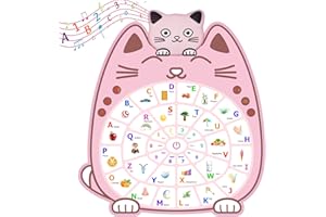 CHEERFUN Alphabet Learning Toys For Kids Toddlers - Interactive ABC Poster Wall Chart for Preschool Baby 1 2 3 4 5 6 Years Old Little Boys Girls | Electronic Educational Toys Birthday Gifts Stocking Stuffers