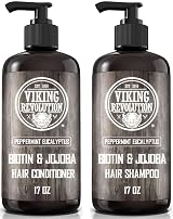 Viking Revolution Men’s Shampoo & Conditioner 2 x 500 ml Jojoba Mint