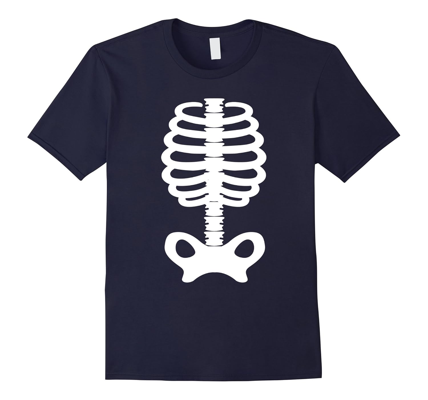 Cool Graphic Halloween Party Skeleton Bones Costume T-Shirt-ANZ