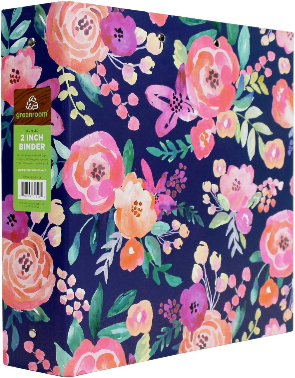 2'' inch 3 Ring HardCover Binder 2'' with Clipboard Inside