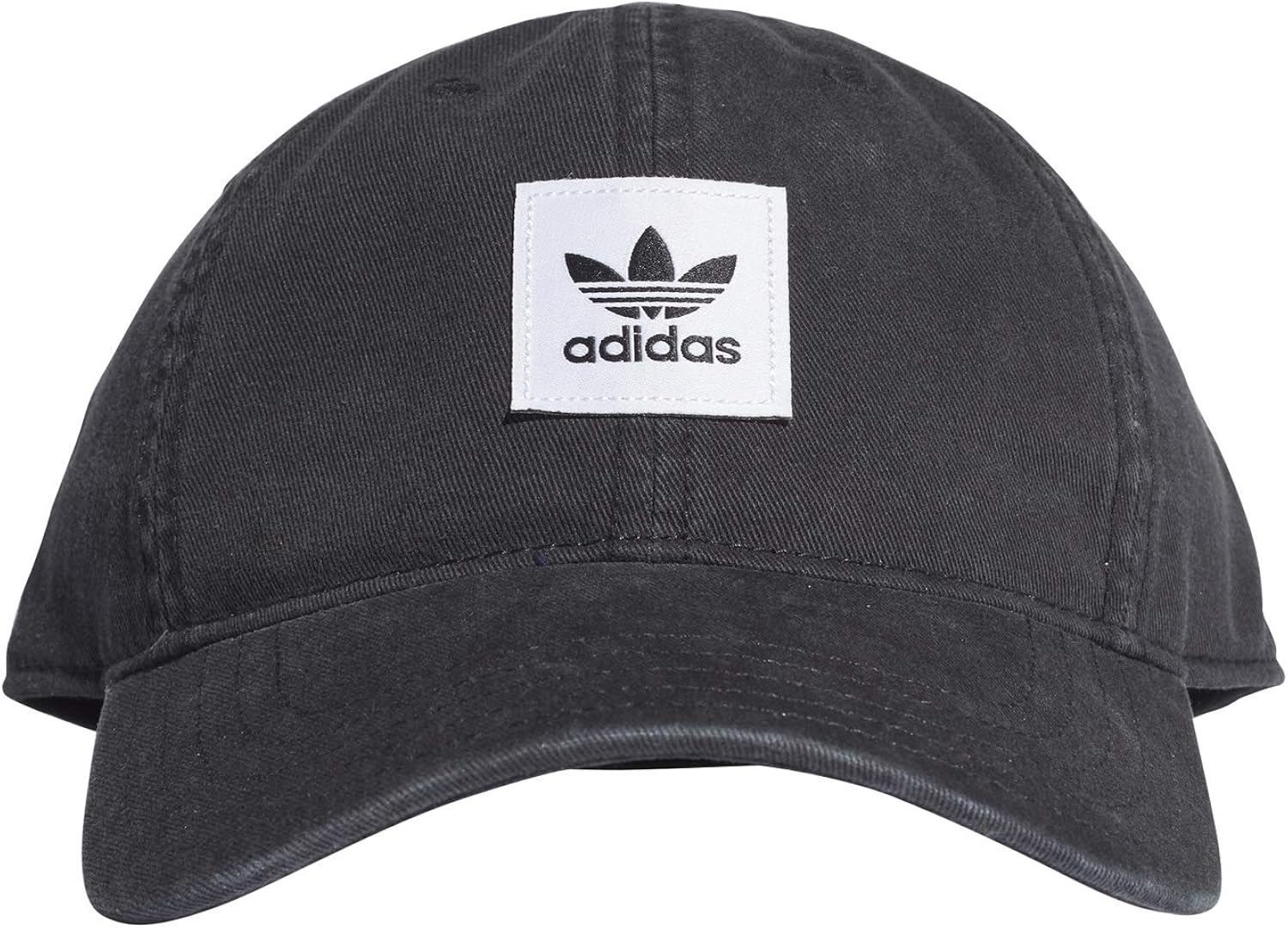 black adidas dad hat