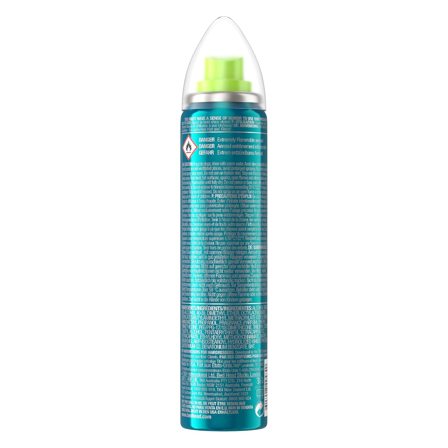 TIGI Bed Head Masterpiece Massive Shine Hairspray, 9.5 Ounce : Hair Sprays : Beauty