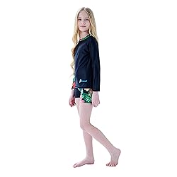 Ovovod Girls Swimsuit Two Piece Rash Guard Set for
