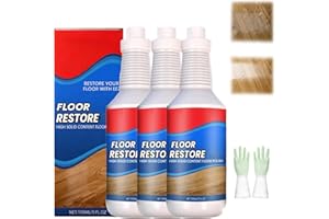 Floor Restore Solution, Floor Restore Solution,Floor Restorer & Polish,Hardwood Floor Cleaner, Natural Shine, Removes Scratch