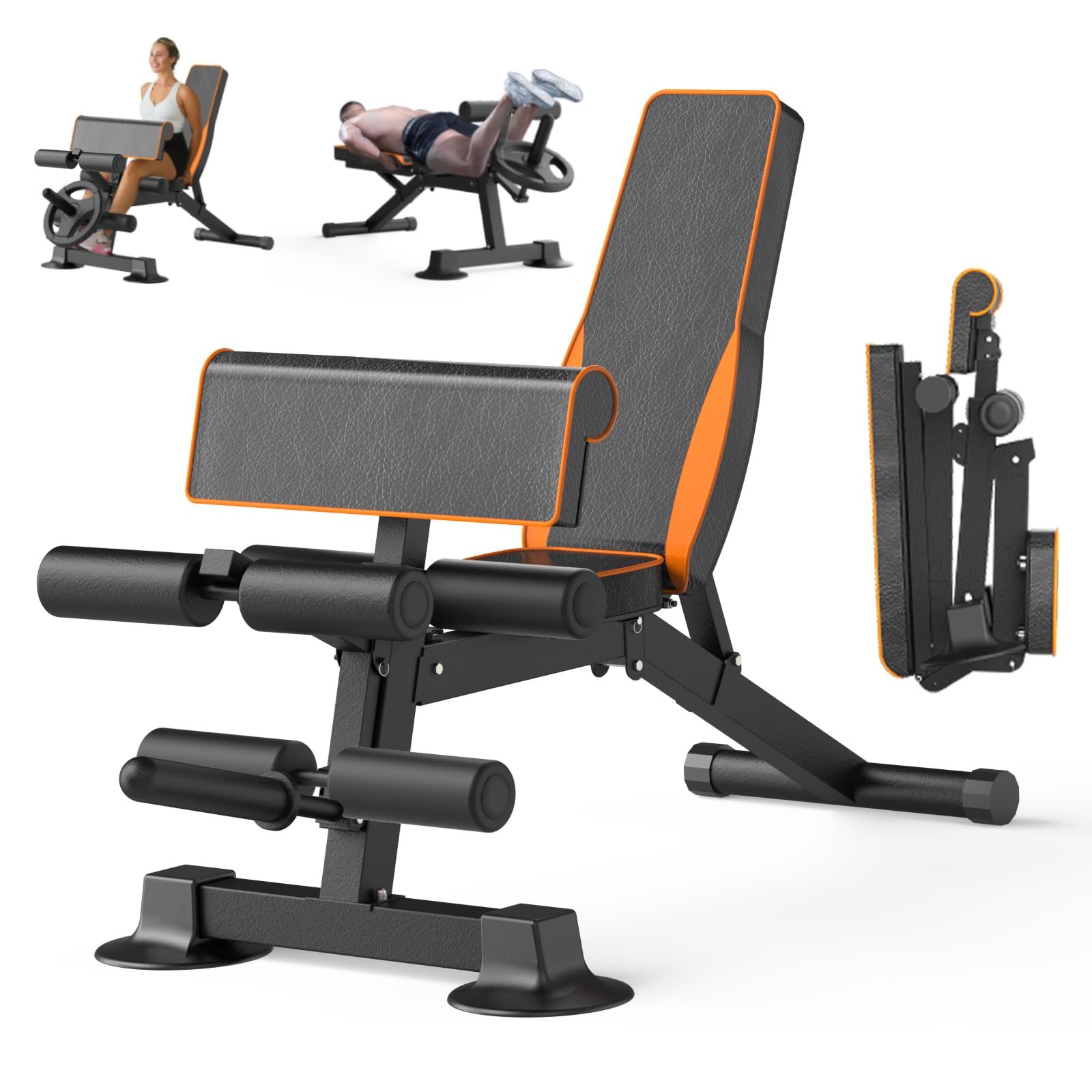 Photo 1 of **MISSING ASSEMBLY PIECES*** Z ZHICHI Adjustable Weight Bench multi-function Workout Bench for Home Gym,Foldable Incline Decline Benches for Full Body Workout 660LBS