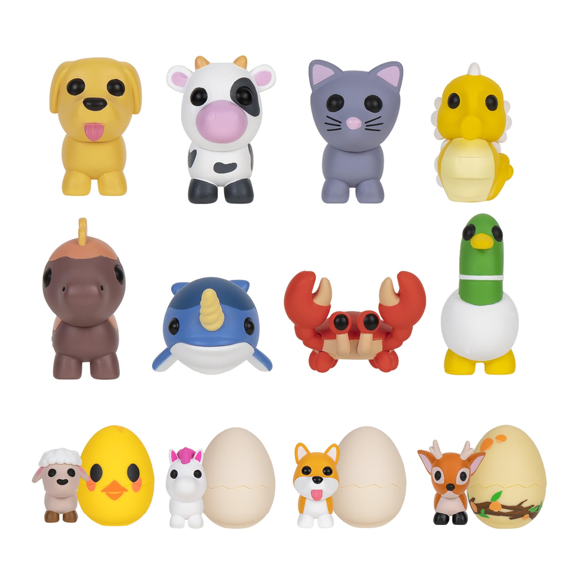 Adopt Me! Pets 10 Figure Multipack Mystery Pets Series 1-10 Styles - Top Online Game - Fun Collectible Toys for Kids Featuring Your favourite Pets, Ages 6+