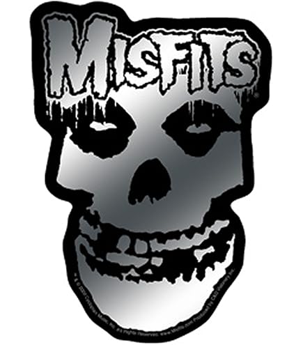 Amazon.com: Licenses Products Misfits Bloody Skull Sticker : Toys
