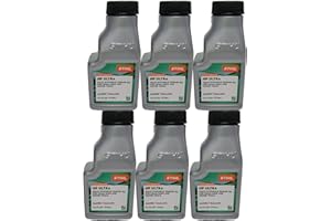 STIHL 0781 313 8002 2.6 Ounce High Performance Ultra 2 Cycle Engine Oil, 6 Pack