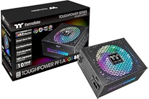 Thermaltake Toughpower PF1 ARGB 850W 80+ Platinum 16.8 Million Colors 18 Addressable LEDs 5V Motherboard Sync/Analog Controll