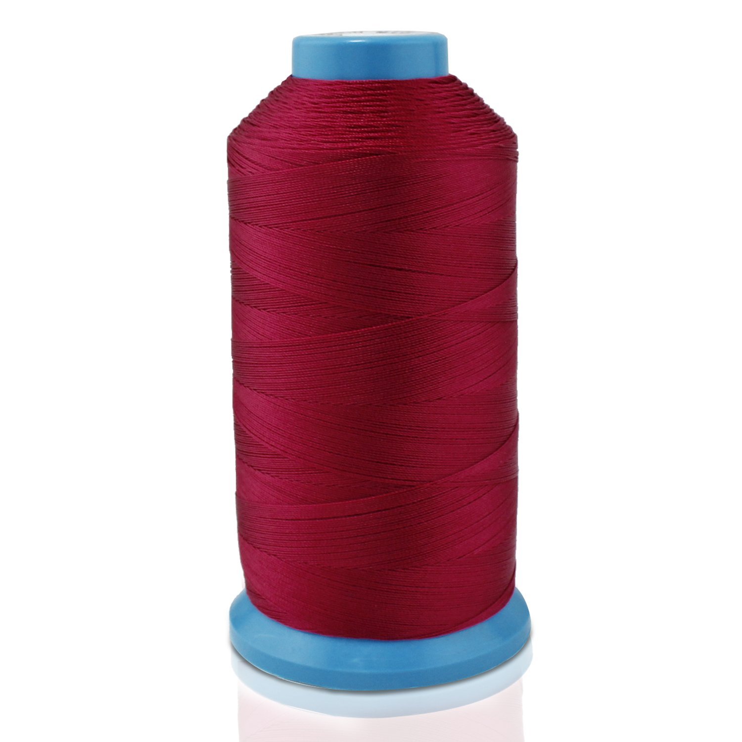 AusseL Bonded Nylon Sewing Thread 1500 Yard Size T70#69 for the Upholstery, Outdoor Market, Drapery, Beading, Luggage, Purses (Red)