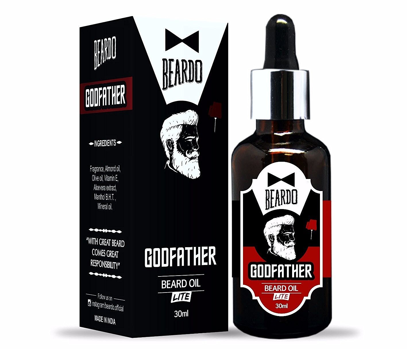 Beardo Godfather Lite Beard and Moustache Oil - 30 ml