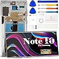 OLED for Samsung Galaxy Note 10 LCD Screen Replacement Kit for Samsung Note 10 Display for SM-N970U Screen Replacement Touch Digitizer Assembly with Frame (with Fingerprint Function) (Silver)