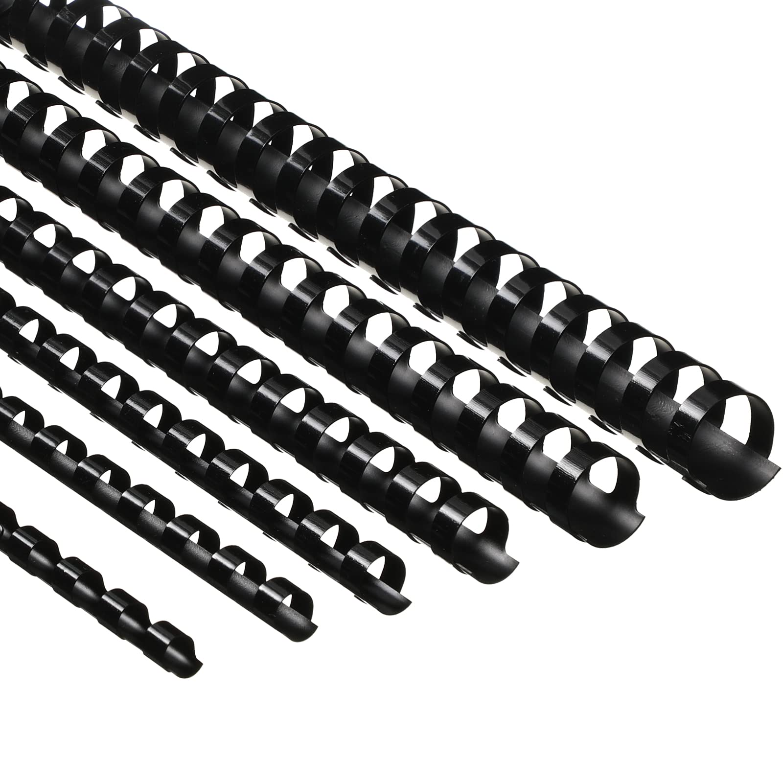 2 comb binding spines Binditek Plastic Spines, Inch, 19 Ring, Black, 10 Pack or in the home office GBC CombBind Binding Spines 1/2"