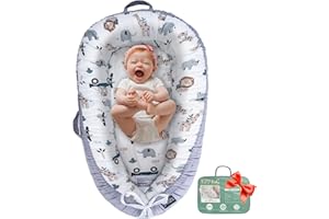 XZV Portable Infant Floor Seats,Sit-Me-Up Floor Seat for Baby, Adjustable and Machine Washable Seat Pad, Portable Lightweight Newborn Essentials Pad for Home & Travel(Animal)