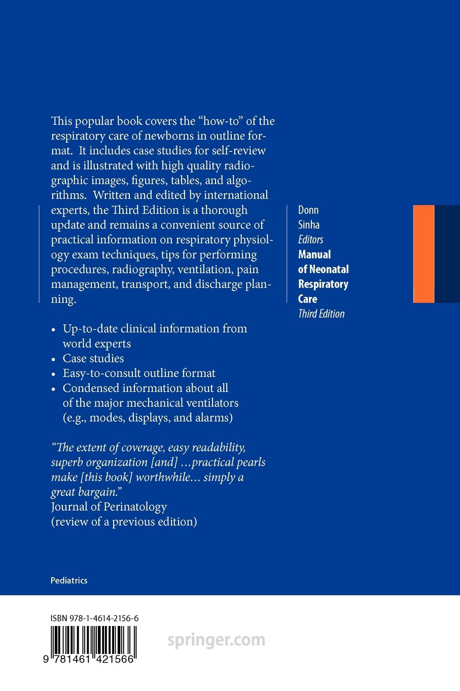 Manual of Neonatal Respiratory Care: Steven M. Donn, Sunil K. Sinha:  9781461421566: Amazon.com: Books