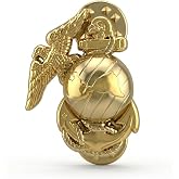 EagleEmblems United States Marine Corps Gold Tone Logo Emblem Lapel / Hat Pin