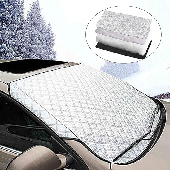 Autoscheibenabdeckung Sonnenschutz Scheibenabdeckung, Auto Windschutzscheibe UV-Schutz Abdeckung Sonnenblende Frontscheibe An