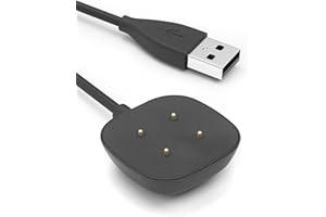 Sinoacc Charger for Fitbit Versa 4 & Sense 2 Replacement 3.3Ft Fast Charging Cable Dock for Fitbit Sense/Sense 2/Versa 3/Vers