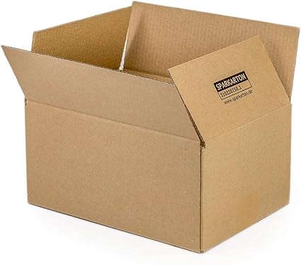 Caja de cartón, 1 onda, caja pequeña, 25 unidades 310x220x150 ...