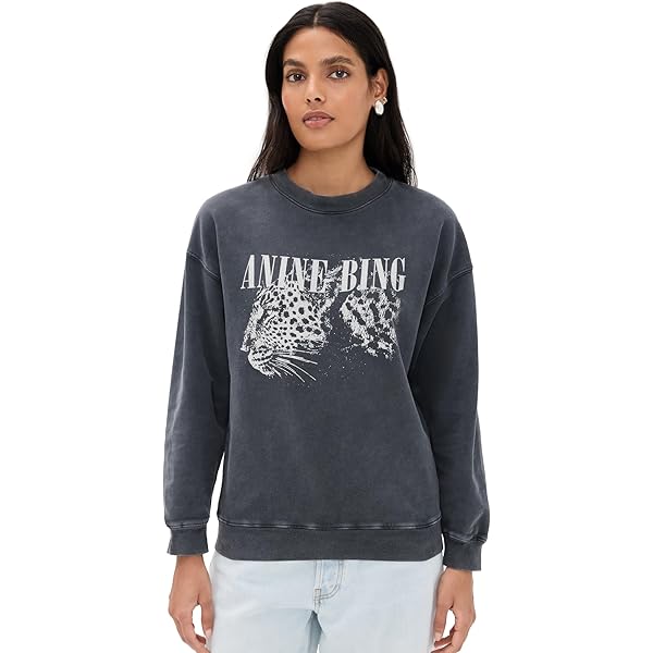 Amazon.com: ANINE BING Women's Jay Sweatshirt Bing, Off