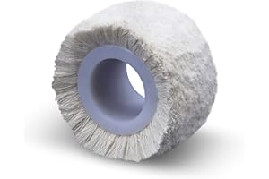 CS Unitec |PTX Cotton Buffing Wheel | Buffer Polisher Tool Attachment | 4" Diameter x 2" Wide