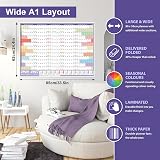 VEYLIN 2026 Wall Planner Academic Calendar 85x58 cm A1 Large with Stickers view 8