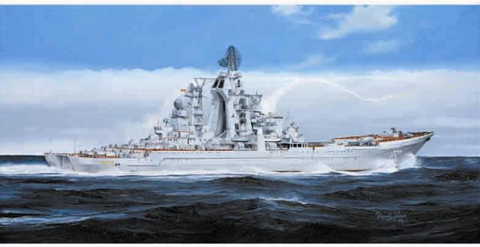 Trumpeter 1/350 04520 Russian battlecruiser Admiral Ushakov (ex-Kirov)