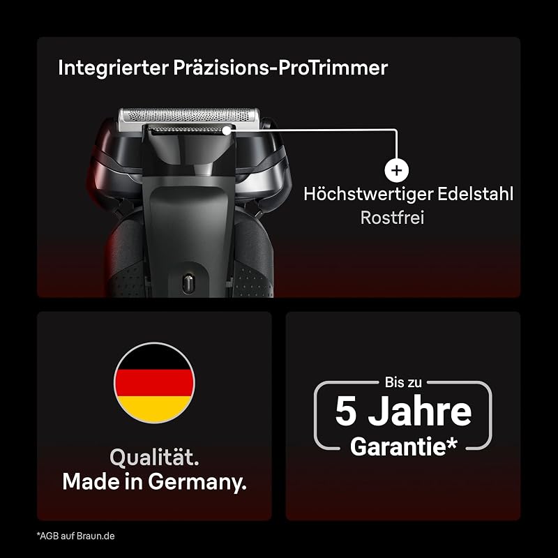 Rasierer Herren Elektrisch Series 9 Sport, 9100si, Schwarz