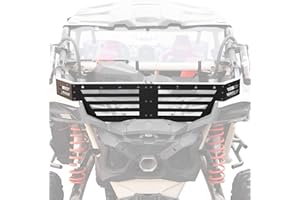 A & UTV PRO Rear Cargo Bed Extender Tailgate for Can-Am Maverick X3 & X3 Max 2017-2024 2025, Heavy Duty Steel Rear Tailgate Cargo Bed Rack, UTV Bed Extender Enclosure Accessories, Black