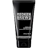 Redken Hair Gel, Molding Paste, Hair Paste for Men, Strong Hold, Maximum Control, Long-lasting Natural Finish, Keeps Style Fl