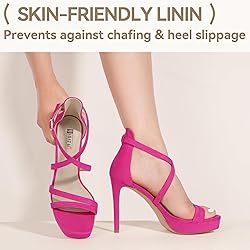 IDIFU Platform Strappy Heeled Sandals - Square Toe