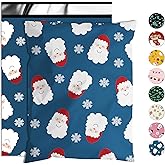 Jowlroel Christmas Poly Mailer 6x9 Inch 100 Pcs, Waterproof Shipping Bags for Clothing, Tear-Resistant Mailier Bags, Strong Mailing Bags with Self-Seal - Santa Claus and Snowflakes Printed