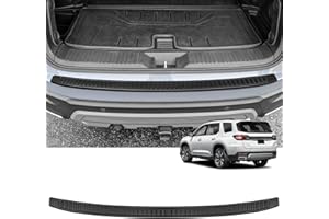 Hugeek Rear Bumper Protector for Honda 2023-2025 2026 Pilot Car Accessories ABS Plastic Material Matte Black Resistant Trunk Door Entry Guards