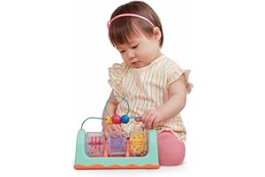 B. toys – Bead Maze – Baby Activity Station – Developmental Interactive Baby Toy – Balls, Spinners – Sensory Toys for Babies 