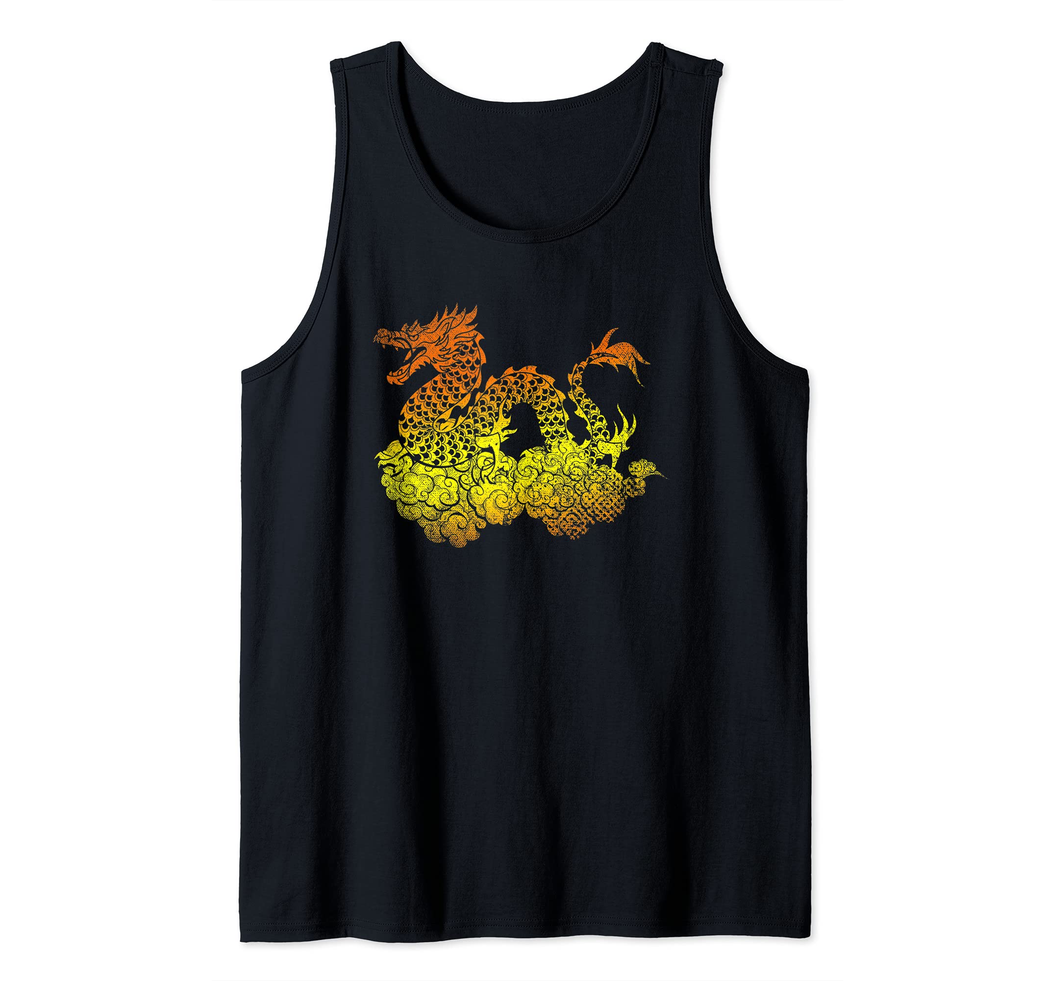 Fantasy Asian Animal China Mythical Creature Chinese Dragon Tank Top