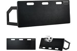 VEVOR Soccer Rebounder Board, Portable Soccer Wall with 2 Angles Rebound, Foldable HDPE Kickback Rebound Board, Soccer Traini