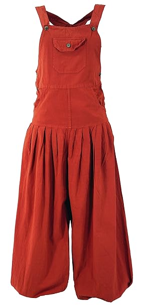Guru-Shop Latzhose Muck Aladinhose Haremshose Pluderhose Pumphose, Damen, Baumwolle, Pluderhosen, Aladinhosen Alternative Bek