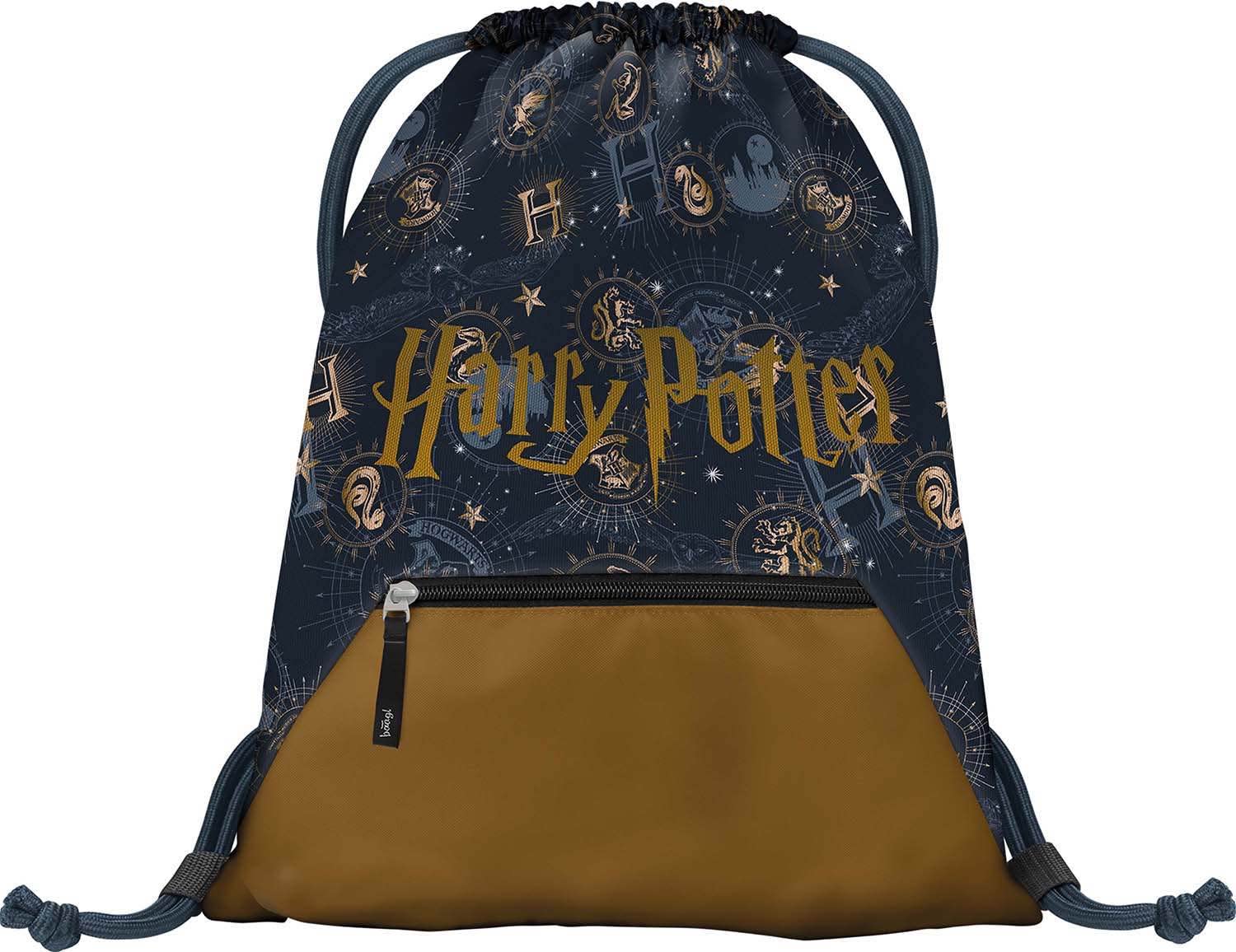 Baagl Gym Bag for Girls - Waterproof Shoe Bag for Children - School and Nursery Sports Bag, Sports Bag, Harry Potter Hogwarts, Unique โ image 1