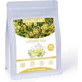 TEARELAE - Linden Tea Bags, 45 Ct, Linden Flower &amp; Leaf, Te de Tilo | Linden flower and leaf with a gentle, floral sweetness. Tea for winding down in the evening. Caffeine-free, Non-GMO