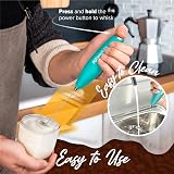 PowerLix Milk Frother Handheld Whisk 19000rpm Stainless Stand view 4